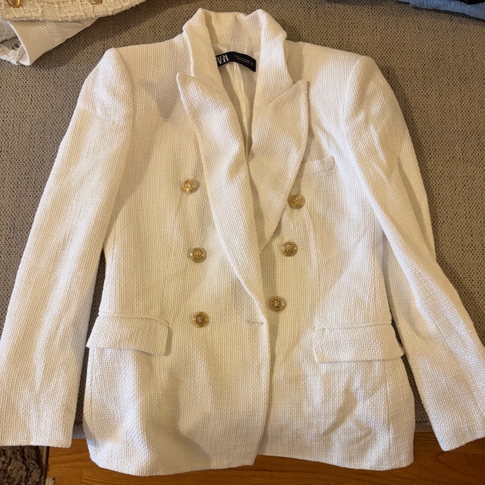 Zara - white blazer